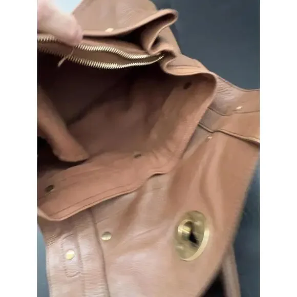 Yves Saint Laurent Muse Women's Leather Handbag, Shoulder Bag Tan - Picture 14 of 15